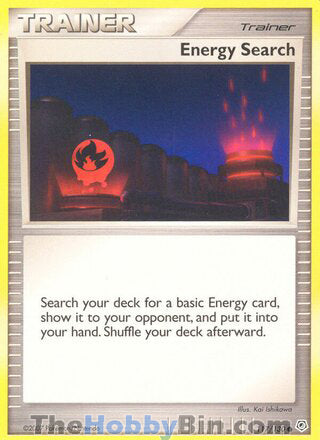 Energy Search #117/130 Common - Diamond & Pearl Pokemon card