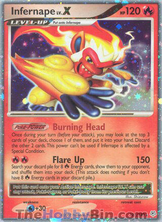 Infernape LV.X Diamond & Pearl Ultra Rare #121/130