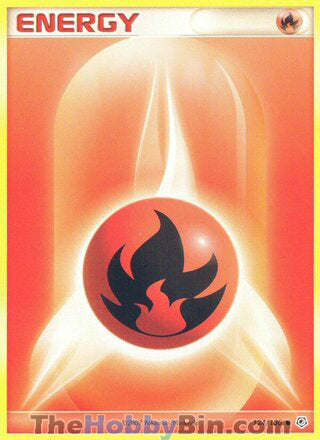 Fire Energy #124/130 Common - Diamond & Pearl Pokemon card