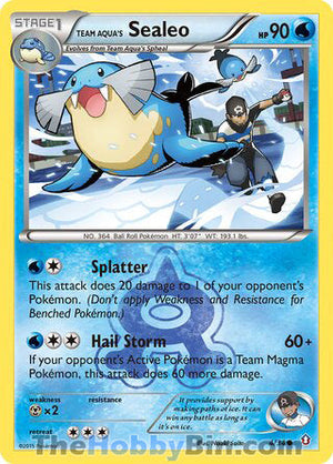 0004 Team Aqua's Sealeo Common Double Crisis