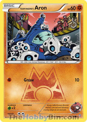 0012 Team Magma's Aron Common Double Crisis
