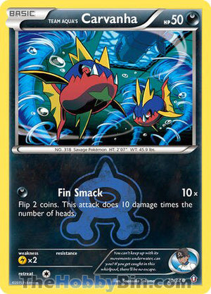 0020 Team Aqua's Carvanha Common Double Crisis