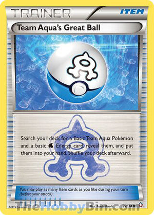 0027 Team Aqua's Great Ball Uncommon Double Crisis