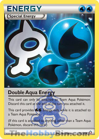 Double Aqua Energy Double Crisis Uncommon #33/34