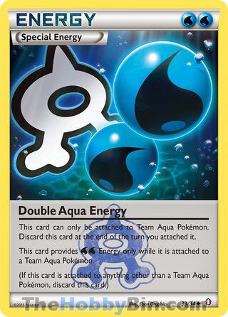 0033 Double Aqua Energy Uncommon Double Crisis