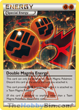 Double Magma Energy Double Crisis Uncommon #34/34