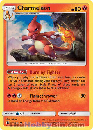 0002 Charmeleon Uncommon Dragon Majesty