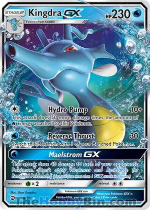 0018 Kingdra GX Ultra Rare Dragon Majesty