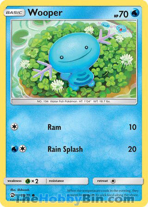 0025 Wooper Common Dragon Majesty