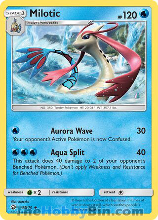Milotic #29/70 Uncommon - Dragon Majesty Pokemon card