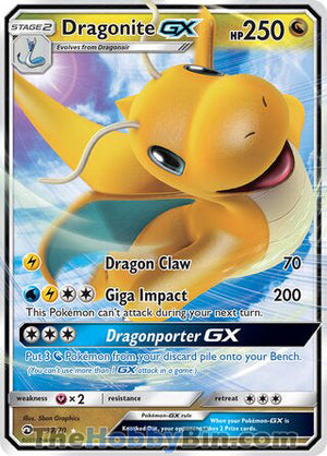 0037 Dragonite GX Ultra Rare Dragon Majesty