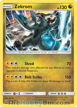 0046 Zekrom Holo Rare Dragon Majesty