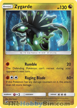 Zygarde Dragon Majesty Uncommon #49/70