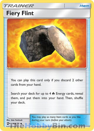 0060 Fiery Flint Uncommon Dragon Majesty