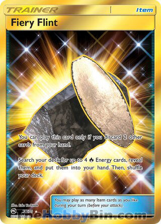 0076 Fiery Flint Secret Rare Dragon Majesty