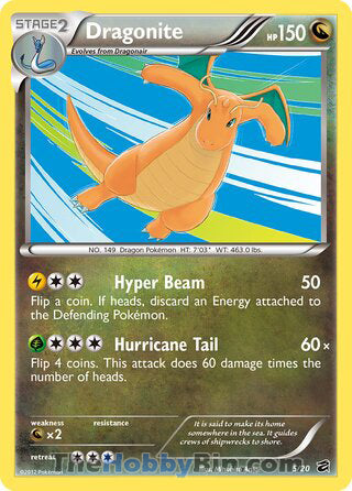 Dragonite Dragon Vault Holo Rare #5/20