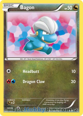 Bagon Dragon Vault Holo Rare #6/20