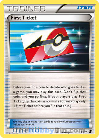 0019 First Ticket Holo Rare Dragon Vault
