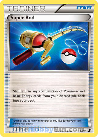 0020 Super Rod Holo Rare Dragon Vault