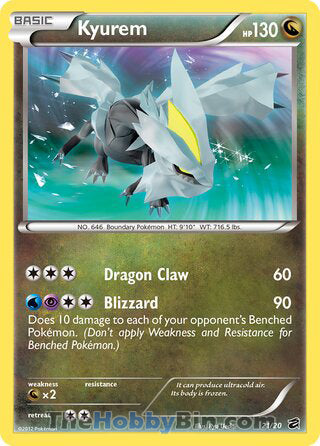 Kyurem Dragon Vault Holo Rare #21/20