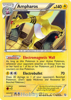0040 Ampharos Holo Rare Dragons Exalted