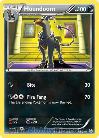 0075 Houndoom Rare Dragons Exalted