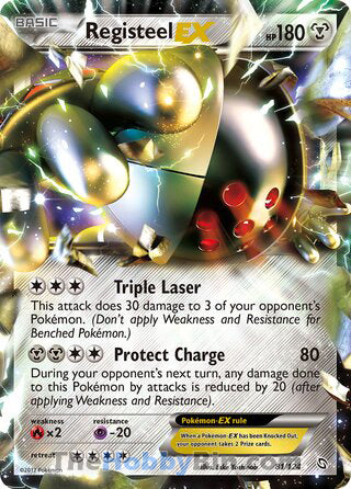 Registeel EX Dragons Exalted Ultra Rare #81/124