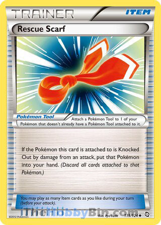 Rescue Scarf #115/124 Uncommon - Dragons Exalted Pokemon card