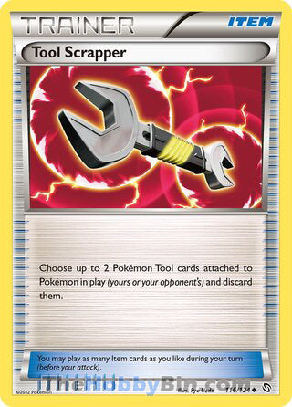 Tool Scrapper #116/124 Uncommon - Dragons Exalted Pokemon card