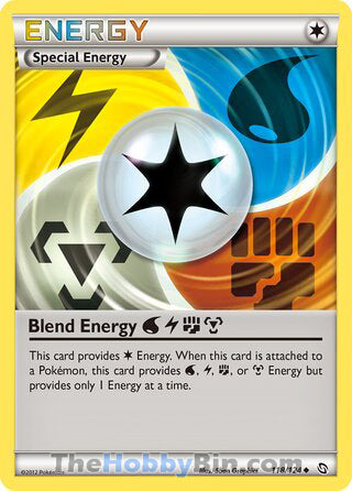Blend Energy WLFM #118/124 Uncommon - Dragons Exalted Pokemon card