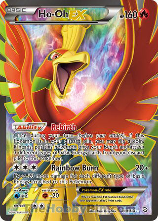 Ho-Oh Ex Dragons Exalted Ultra Rare #119/124