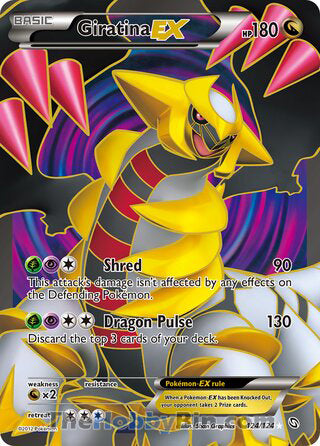 Giratina EX Dragons Exalted Ultra Rare #124/124