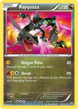 Rayquaza Dragons Exalted Secret Rare #128/124