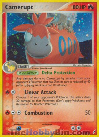 0003 Camerupt Holo Rare Crystal Guardians