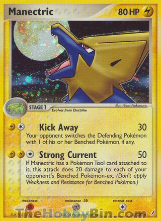 Manectric EX Crystal Guardians Holo Rare #8/100