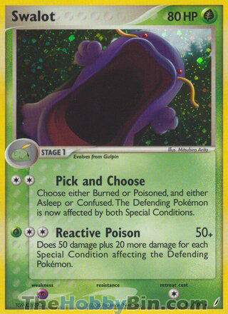 0011 Swalot Holo Rare Crystal Guardians