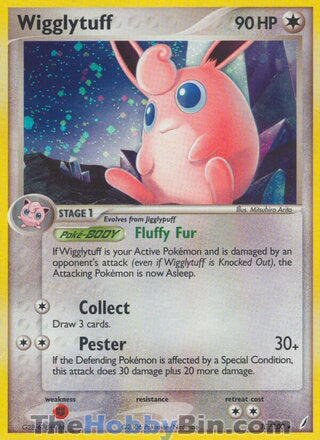 Wigglytuff EX Crystal Guardians Holo Rare #13/100