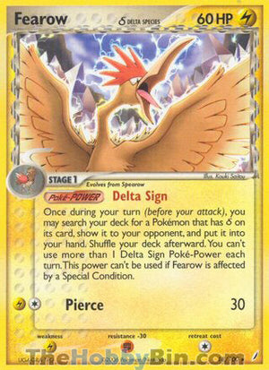 0018 Fearow Rare Crystal Guardians
