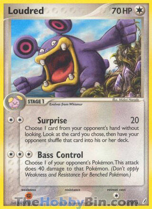 0023 Loudred Rare Crystal Guardians