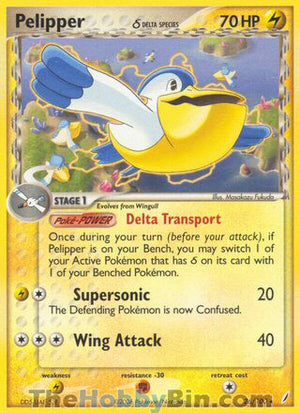 0026 Pelipper Rare Crystal Guardians
