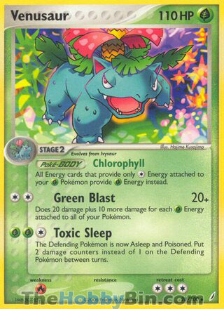 Venusaur EX Crystal Guardians Rare #28/100