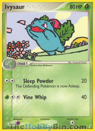 Ivysaur #34/100 Uncommon - EX Crystal Guardians Pokemon card