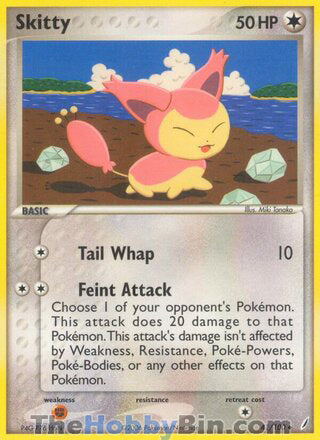 Skitty EX Crystal Guardians Uncommon #41/100