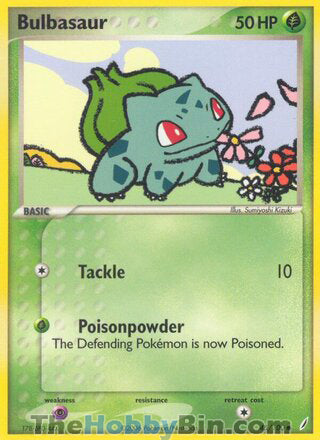 Bulbasaur EX Crystal Guardians Common #45/100