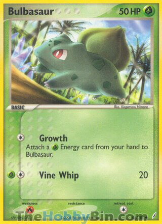 Bulbasaur #46/100 Common - EX Crystal Guardians Pokemon card
