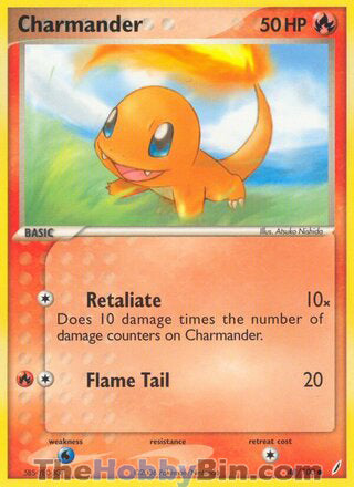 Charmander EX Crystal Guardians Common #48/100