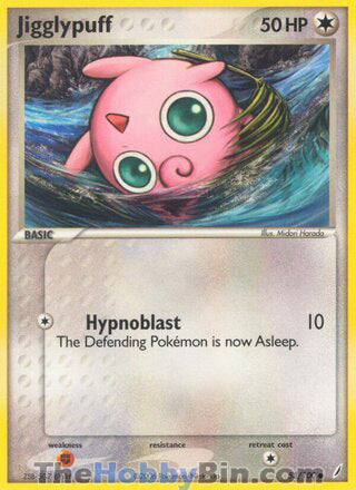 Jigglypuff #53/100 Common - EX Crystal Guardians Pokemon card
