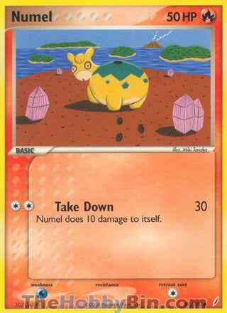 Numel #59/100 Common - EX Crystal Guardians Pokemon card