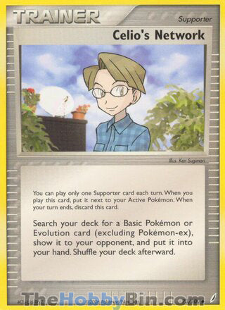 Celio's Network #73/100 Uncommon - EX Crystal Guardians Pokemon card