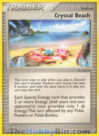 Crystal Beach #75/100 Uncommon - EX Crystal Guardians Pokemon card